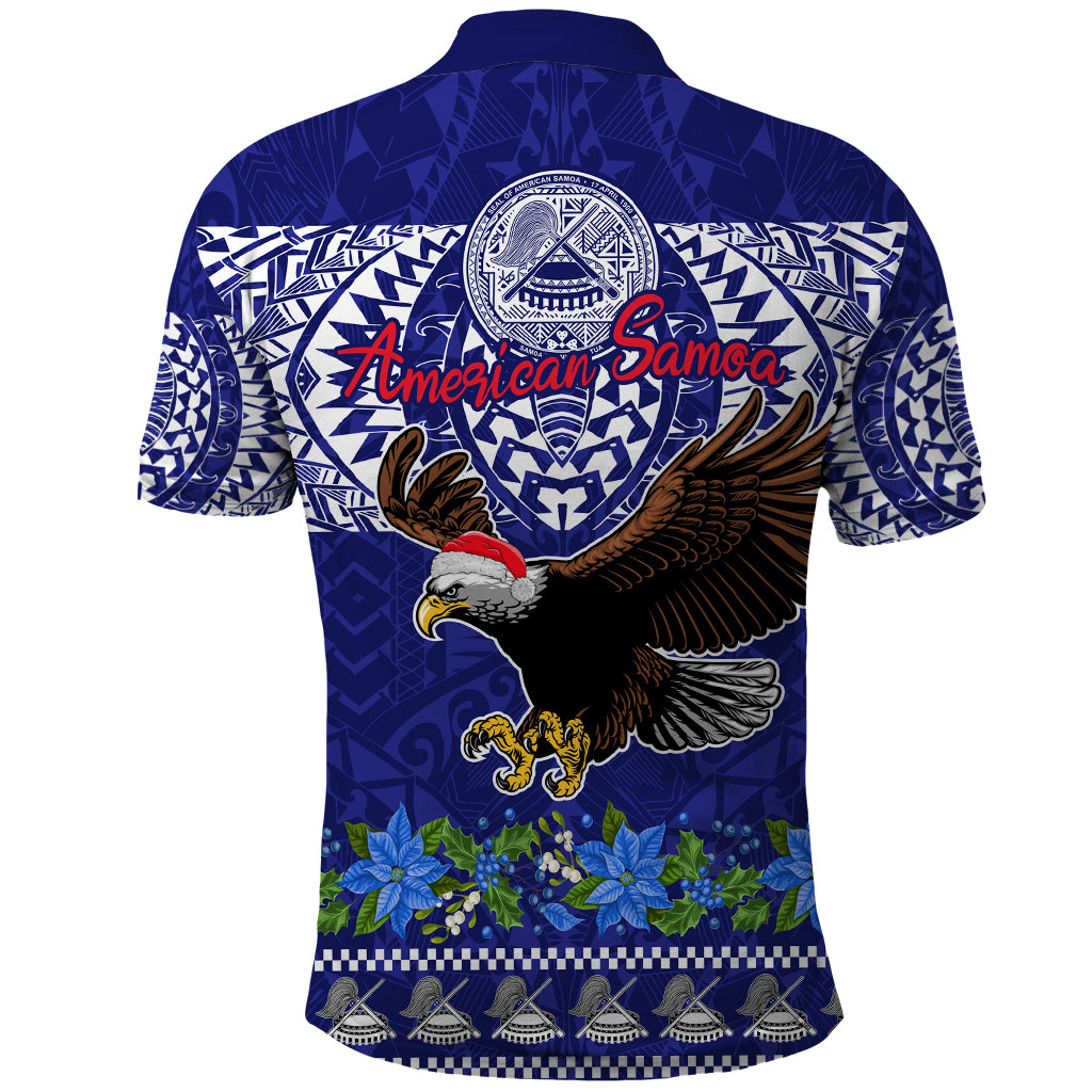 American Samoa Christmas Polo Shirt Manuia le Kerisimasi Polynesian Tribal LT9 - Polynesian Pride