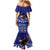 Personalised American Samoa Christmas Mermaid Dress Manuia le Kerisimasi Polynesian Tribal LT9 - Polynesian Pride