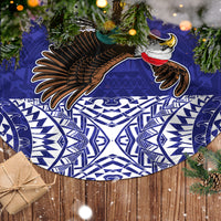 Personalised American Samoa Christmas Tree Skirt Manuia le Kerisimasi Polynesian Tribal LT9 - Polynesian Pride