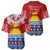 Kiribati Christmas Baseball Jersey Tekeraoi n Te Tiritimati Polynesian Tribal LT9 - Polynesian Pride