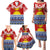 Personalised Kiribati Christmas Family Matching Puletasi Dress and Hawaiian Shirt Tekeraoi n Te Tiritimati Polynesian Tribal LT9 - Polynesian Pride