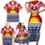 Personalised Kiribati Christmas Family Matching Short Sleeve Bodycon Dress and Hawaiian Shirt Tekeraoi n Te Tiritimati Polynesian Tribal LT9 - Polynesian Pride