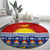 Personalised Kiribati Christmas Round Carpet Tekeraoi n Te Tiritimati Polynesian Tribal LT9 - Polynesian Pride