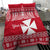 Personalised Wallis and Futuna Christmas Bedding Set Polynesian Tribal LT9 - Polynesian Pride