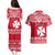 Personalised Wallis and Futuna Christmas Couples Matching Puletasi Dress and Hawaiian Shirt Polynesian Tribal LT9 - Polynesian Pride