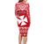 Personalised Wallis and Futuna Christmas Family Matching Long Sleeve Bodycon Dress and Hawaiian Shirt Polynesian Tribal LT9 - Polynesian Pride