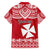 Personalised Wallis and Futuna Christmas Family Matching Off Shoulder Short Dress and Hawaiian Shirt Polynesian Tribal LT9 - Polynesian Pride