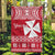 Personalised Wallis and Futuna Christmas Garden Flag Polynesian Tribal LT9 Garden Flag Red - Polynesian Pride