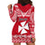 Personalised Wallis and Futuna Christmas Hoodie Dress Polynesian Tribal LT9 - Polynesian Pride