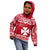 Personalised Wallis and Futuna Christmas Kid Hoodie Polynesian Tribal LT9 - Polynesian Pride