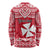 Personalised Wallis and Futuna Christmas Long Sleeve Shirt Polynesian Tribal LT9 - Polynesian Pride