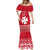 Personalised Wallis and Futuna Christmas Mermaid Dress Polynesian Tribal LT9 - Polynesian Pride