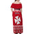 Personalised Wallis and Futuna Christmas Off Shoulder Maxi Dress Polynesian Tribal LT9 - Polynesian Pride