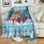 Fijian Tagimoucia Flowers Blanket Christmas Coquette bow