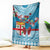 Fijian Tagimoucia Flowers Blanket Christmas Coquette bow