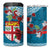 Fijian Tagimoucia Flowers 4 in 1 Can Cooler Tumbler Christmas Coquette bow