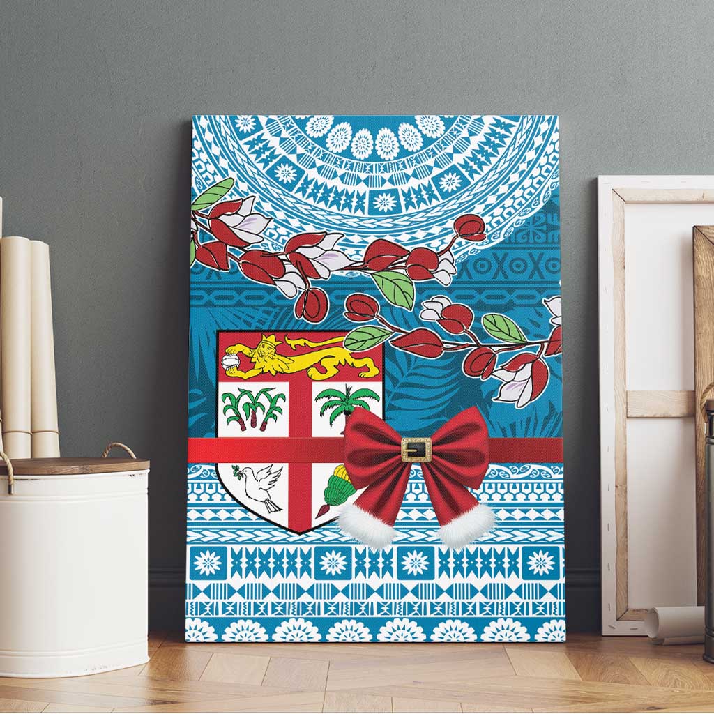 Fijian Tagimoucia Flowers Canvas Wall Art Christmas Coquette bow