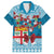 Fijian Tagimoucia Flowers Family Matching Puletasi and Hawaiian Shirt Christmas Coquette bow