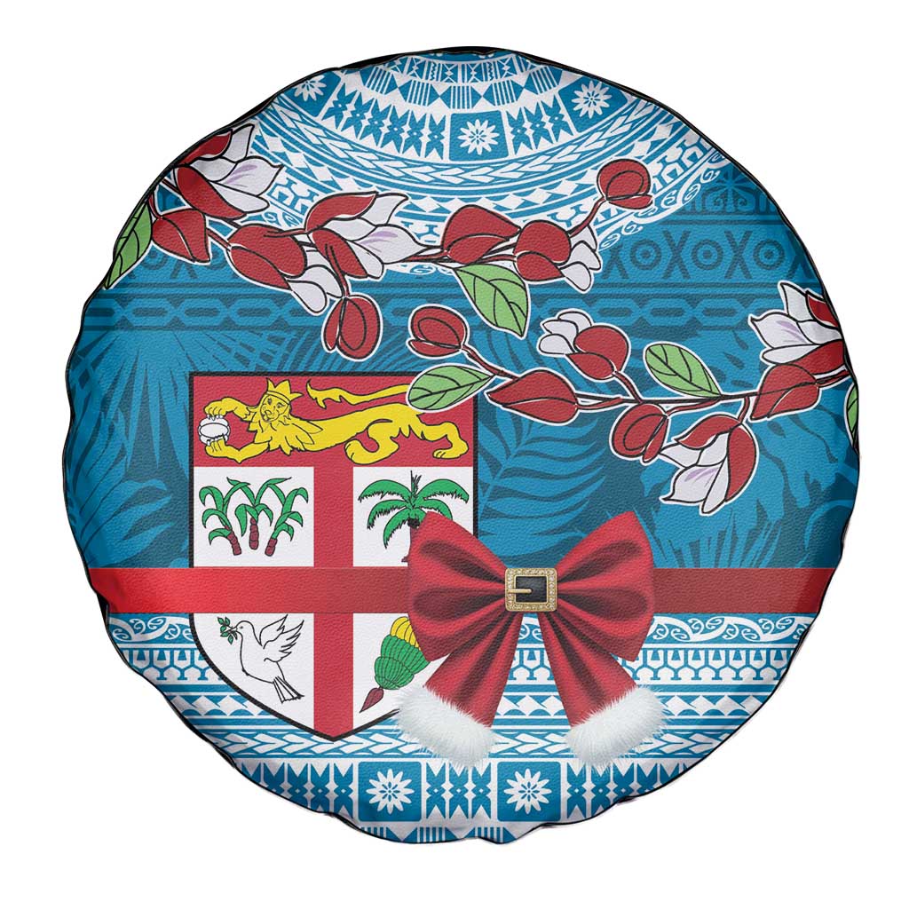 Fijian Tagimoucia Flowers Spare Tire Cover Christmas Coquette bow
