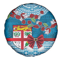 Fijian Tagimoucia Flowers Spare Tire Cover Christmas Coquette bow