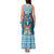 Fijian Tagimoucia Flowers Tank Maxi Dress Christmas Coquette bow