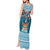 Fijian Tagimoucia Flowers Tank Maxi Dress Christmas Coquette bow