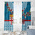 Fijian Tagimoucia Flowers Window Curtain Christmas Coquette bow