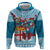 Fijian Tagimoucia Flowers Zip Hoodie Christmas Coquette bow