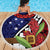 Samoan Ula Fala Flowers Beach Blanket Christmas Santa Belt