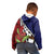 Samoan Ula Fala Flowers Kid Hoodie Christmas Santa Belt