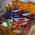 Samoan Ula Fala Flowers Quilt Bed Set Christmas Santa Belt