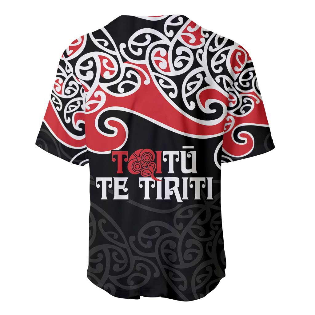 Aotearoa Toitu Te Tiriti Baseball Jersey New Zealand Stand Together Stand Stronger