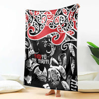 Aotearoa Toitu Te Tiriti Blanket New Zealand Stand Together Stand Stronger LT9 - Polynesian Pride