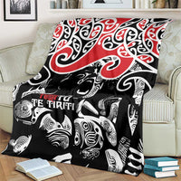 Aotearoa Toitu Te Tiriti Blanket New Zealand Stand Together Stand Stronger LT9 - Polynesian Pride