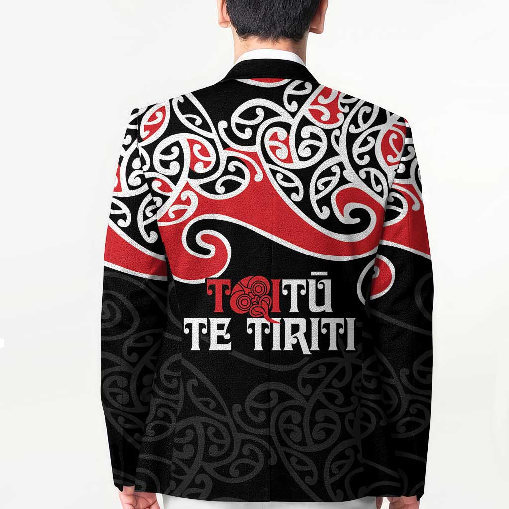 Aotearoa Toitu Te Tiriti Blazer New Zealand Stand Together Stand Stronger - Polynesian Pride
