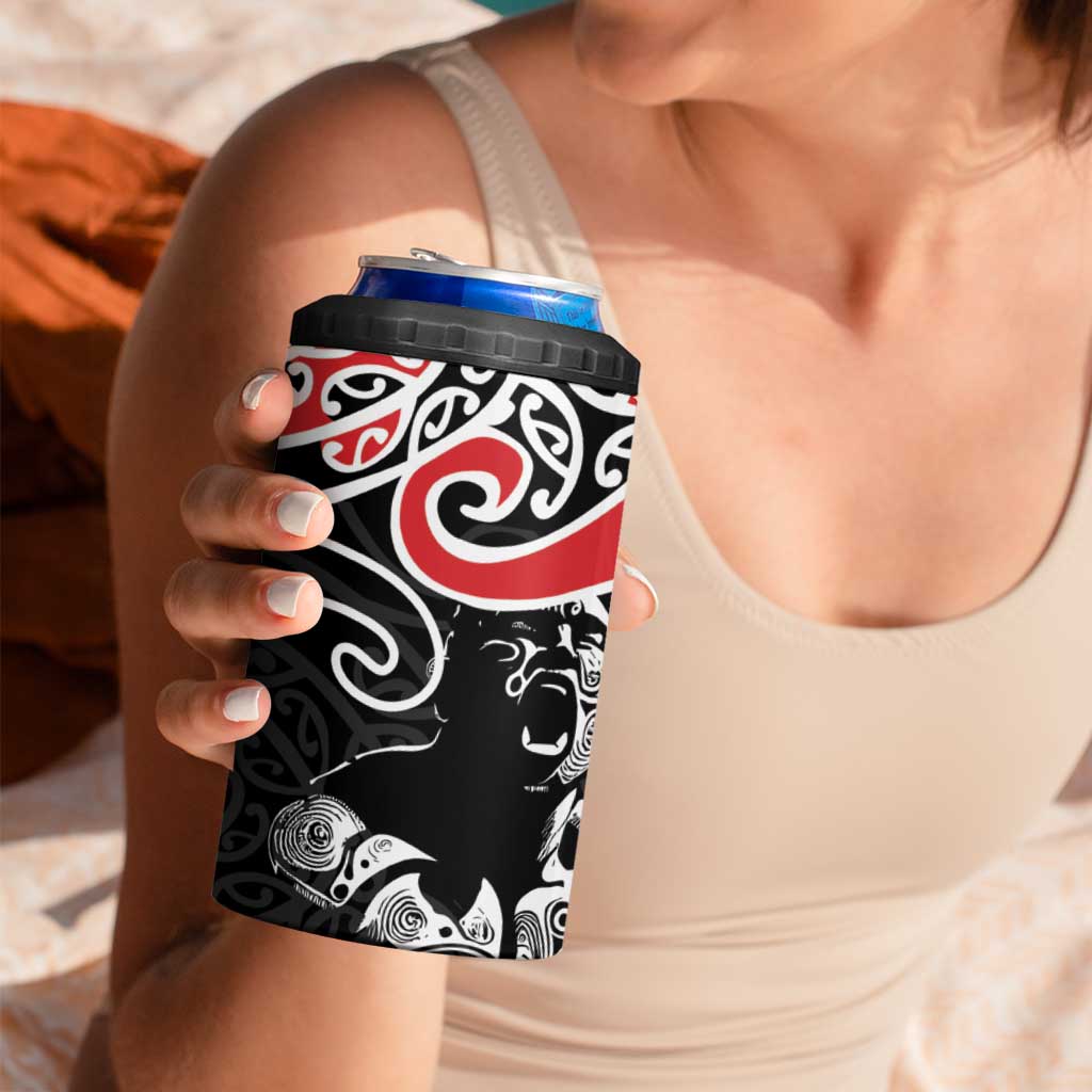 Aotearoa Toitu Te Tiriti 4 in 1 Can Cooler Tumbler New Zealand Stand Together Stand Stronger