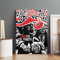 Aotearoa Toitu Te Tiriti Canvas Wall Art New Zealand Stand Together Stand Stronger LT9 - Polynesian Pride