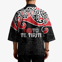 Aotearoa Toitu Te Tiriti Kimono New Zealand Stand Together Stand Stronger - Polynesian Pride