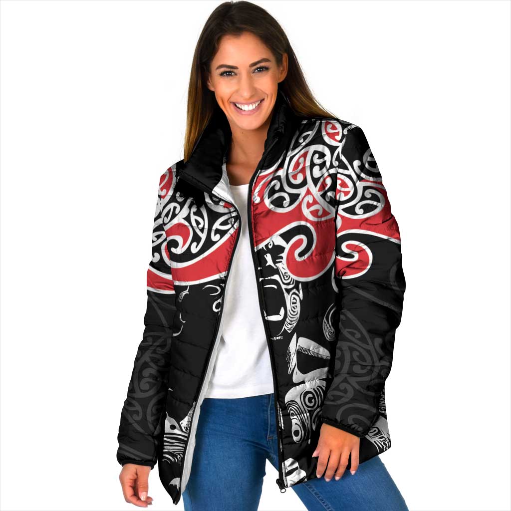 Aotearoa Toitu Te Tiriti Padded Jacket New Zealand Stand Together Stand Stronger - Polynesian Pride