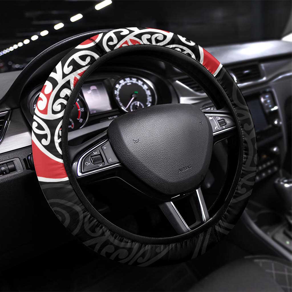 Aotearoa Toitu Te Tiriti Steering Wheel Cover New Zealand Stand Together Stand Stronger