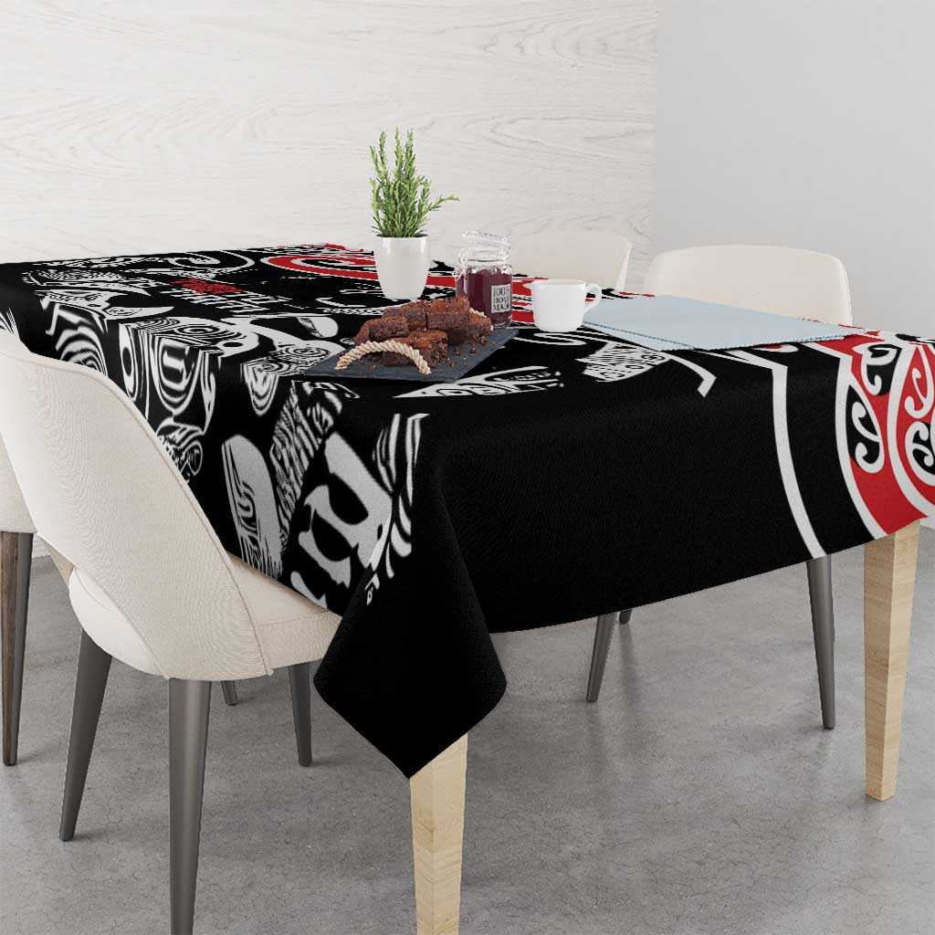 Aotearoa Toitu Te Tiriti Tablecloth New Zealand Stand Together Stand Stronger LT9 - Polynesian Pride