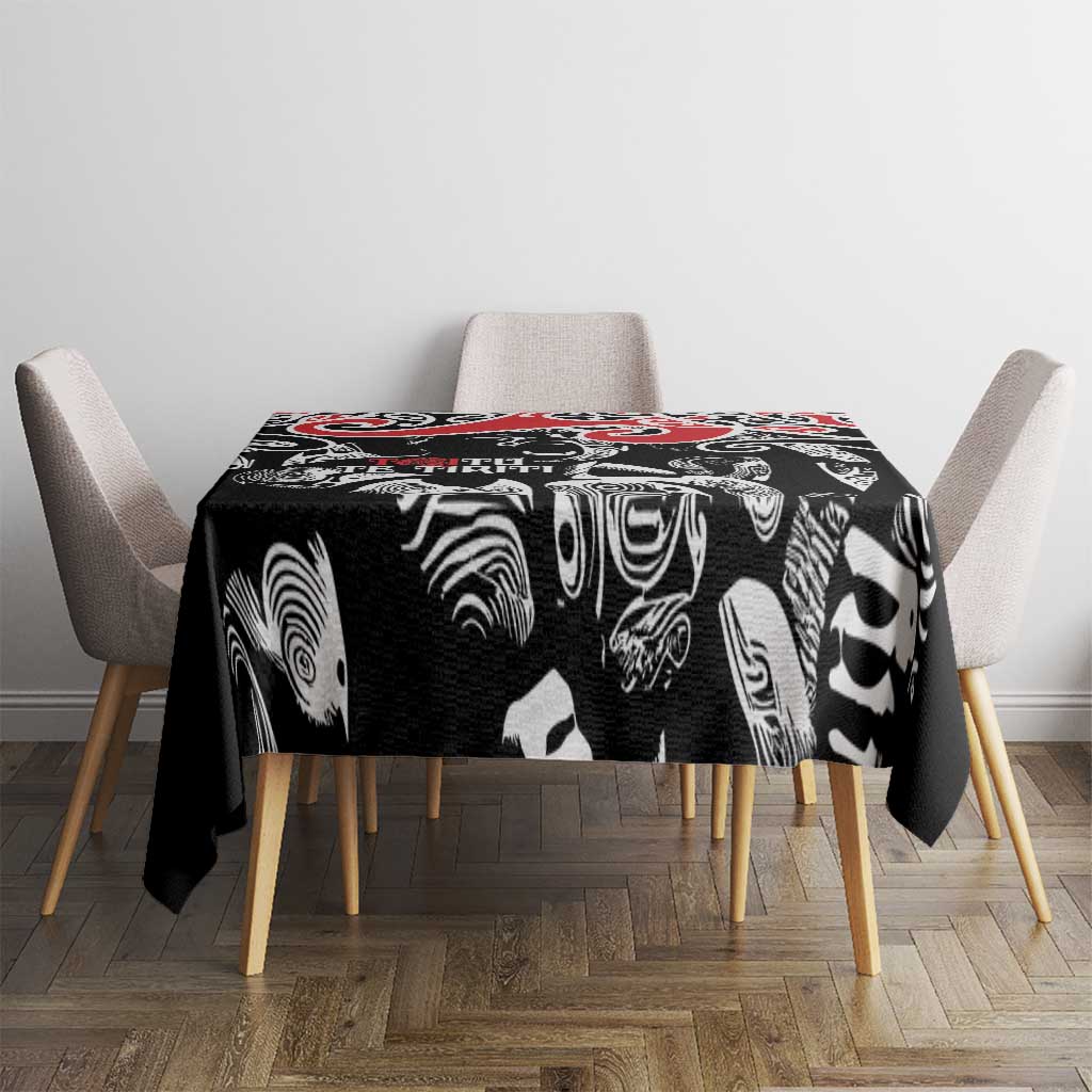 Aotearoa Toitu Te Tiriti Tablecloth New Zealand Stand Together Stand Stronger LT9 - Polynesian Pride