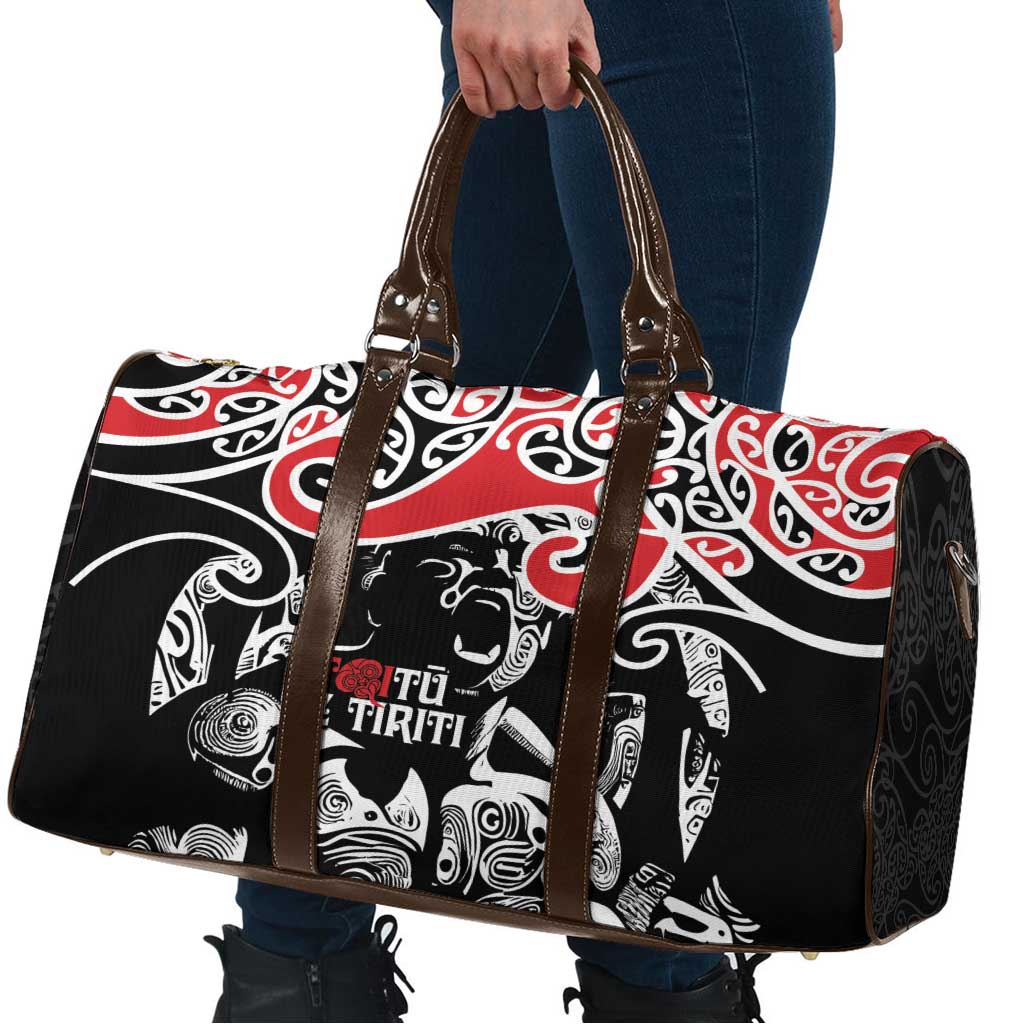 Aotearoa Toitu Te Tiriti Travel Bag New Zealand Stand Together Stand Stronger - Polynesian Pride