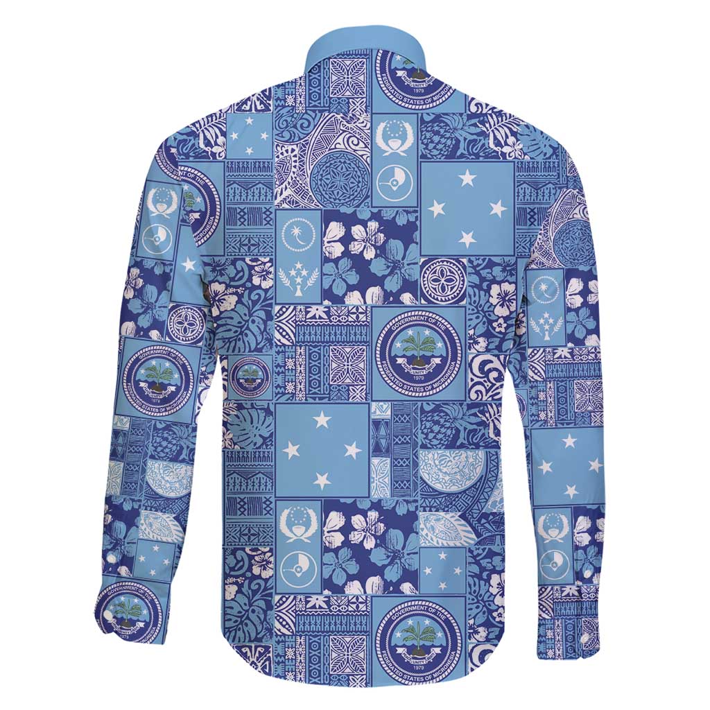 Federated States of Micronesia Merry Christmas Family Matching Short Sleeve Bodycon Dress and Hawaiian Shirt Pacific Patchwork Xmas Vibes - Polynesian Pride