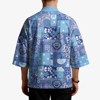 Federated States of Micronesia Merry Christmas Kimono Pacific Patchwork Xmas Vibes - Polynesian Pride