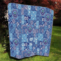 Federated States of Micronesia Merry Christmas Quilt Pacific Patchwork Xmas Vibes - Polynesian Pride