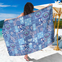 Federated States of Micronesia Merry Christmas Sarong Pacific Patchwork Xmas Vibes - Polynesian Pride
