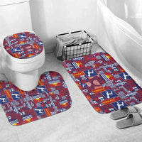 Kiribati Tekeraoi n te Kiritimati Bathroom Set Pacific Patchwork Xmas Vibes - Polynesian Pride