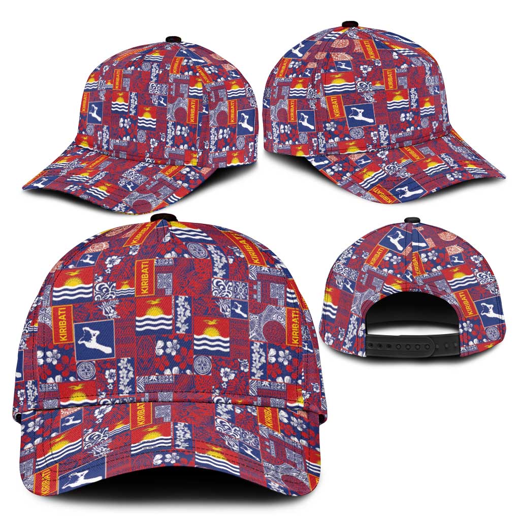 Kiribati Tekeraoi n te Kiritimati Classic Cap Pacific Patchwork Xmas Vibes - Polynesian Pride