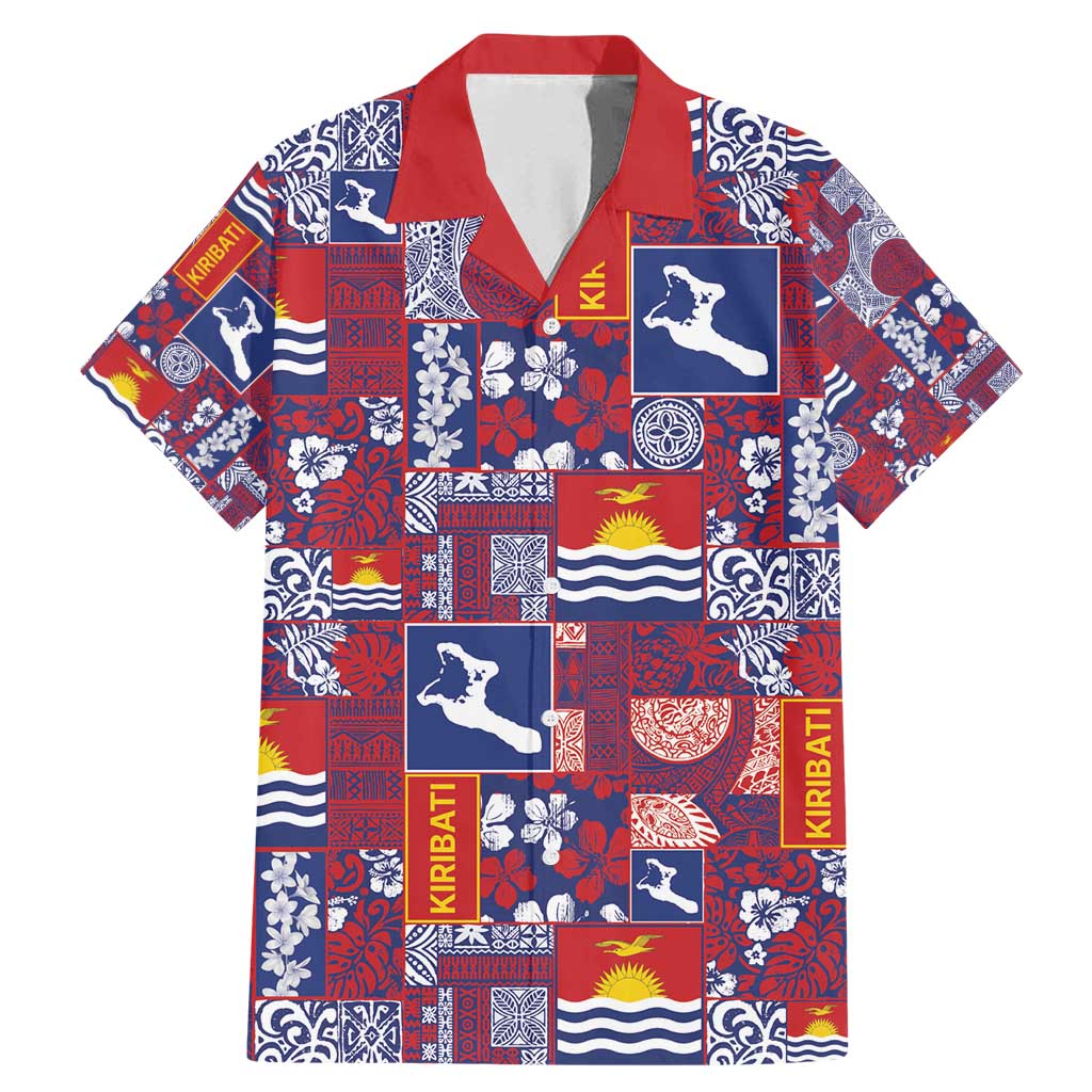 Kiribati Tekeraoi n te Kiritimati Family Matching Mermaid Dress and Hawaiian Shirt Pacific Patchwork Xmas Vibes - Polynesian Pride